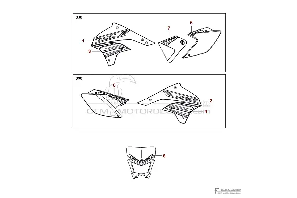 Kawasaki KLX450R 2012 - Vert