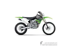 Autocollants pour Kawasaki KLX450R 2014 - Vert • Kawasaki Autocollants OEM