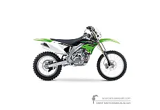 Autocollants pour Kawasaki KLX450R 2015 - Vert • Kawasaki Autocollants OEM