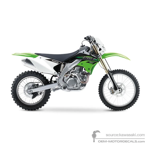Aufkleber für Kawasaki KLX450R 2015 - Grün • Kawasaki OEM-Aufkleber