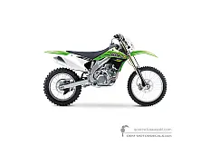 Autocollants pour Kawasaki KLX450R 2018 - Vert • Kawasaki Autocollants OEM