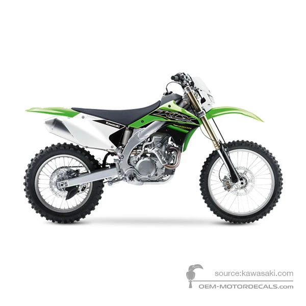 Stickers voor Kawasaki KLX450R 2019 - Groen • Kawasaki OEM Stickers
