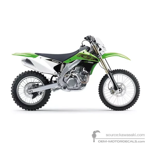 Adesivi per Kawasaki KLX450R 2020 - Verde • Kawasaki Adesivi OEM