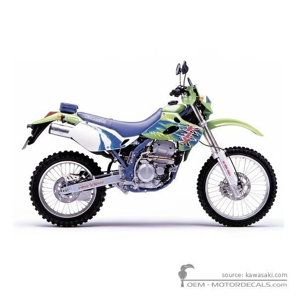 Naklejki do Kawasaki KLX650 1994 • Kawasaki Naklejki OEM