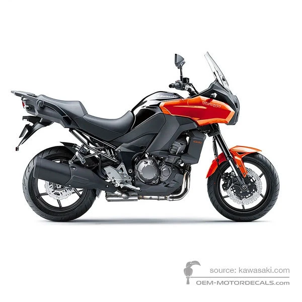 Pegatinas para Kawasaki KLZ1000 VERSYS 2013 - Naranja • Kawasaki Pegatinas OEM