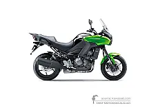 Naklejki do Kawasaki KLZ1000 VERSYS 2014 - Zielony • Kawasaki Naklejki OEM