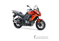 Naklejki do Kawasaki KLZ1000 VERSYS 2015 - Pomarańczowy • Kawasaki Naklejki OEM