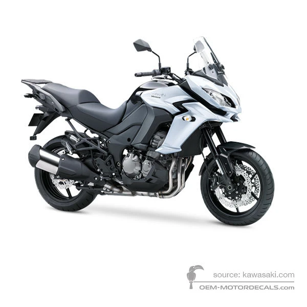 Pegatinas para Kawasaki KLZ1000 VERSYS 2015 - Blanco • Kawasaki Pegatinas OEM