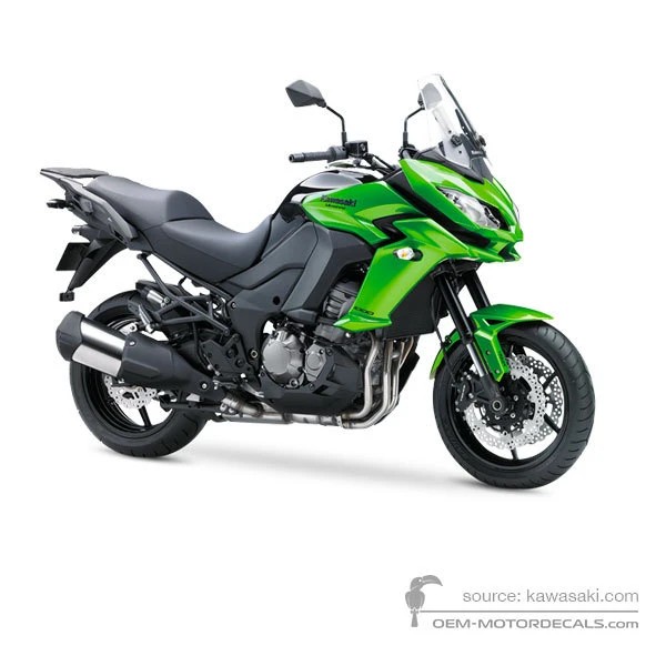 Pegatinas para Kawasaki KLZ1000 VERSYS 2016 - Verde • Kawasaki Pegatinas OEM