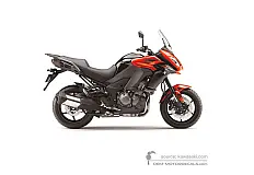 Decals for Kawasaki KLZ1000 VERSYS 2017 - Orange • Kawasaki OEM Decals