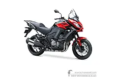 Naklejki do Kawasaki KLZ1000 VERSYS 2018 - Czerwony • Kawasaki Naklejki OEM