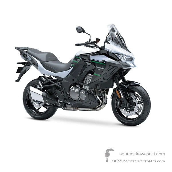 Decals for Kawasaki KLZ1000 VERSYS 2019 - White • Kawasaki OEM Decals