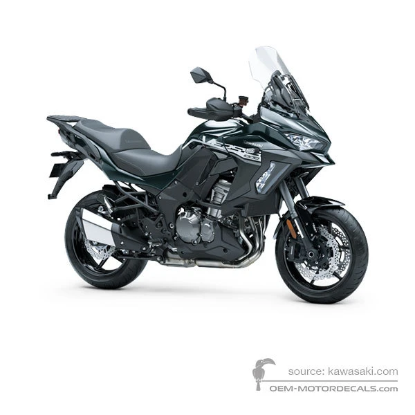 Adesivi per Kawasaki KLZ1000 VERSYS 2020 - Grigio • Kawasaki Adesivi OEM