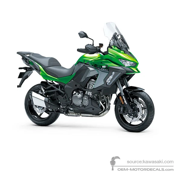 Aufkleber für Kawasaki KLZ1000SE VERSYS 2020 - Grün • Kawasaki OEM-Aufkleber