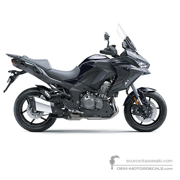 Pegatinas para Kawasaki KLE1000SE VERSYS 2024 - Gris • Kawasaki Pegatinas OEM