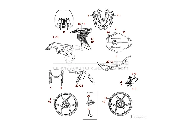 Kawasaki KLZ1000SE VERSYS 2024 - Czarny