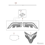 Kawasaki NINJA 1100SX 2025 - Adesivi Opzionali