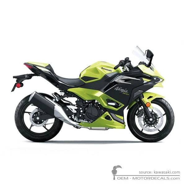 Decals for Kawasaki NINJA 500 I EX500 SE 2026 • Kawasaki OEM Decals