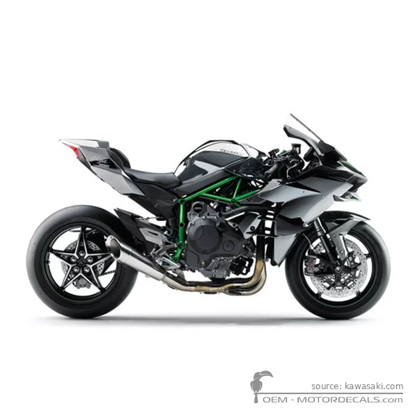 Aufkleber für Kawasaki NINJA H2R | ZX1000 2015 • Kawasaki OEM-Aufkleber