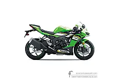 Stickers voor Kawasaki NINJA ZX-6R 2025 - Groen • Kawasaki OEM Stickers