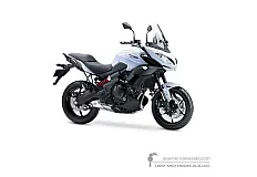 Autocollants pour Kawasaki KLE650 VERSYS 2015 - Blanc • Kawasaki Autocollants OEM