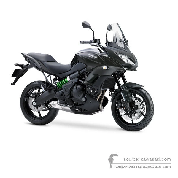 Decals for Kawasaki KLE650 VERSYS 2016 - Gray • Kawasaki OEM Decals