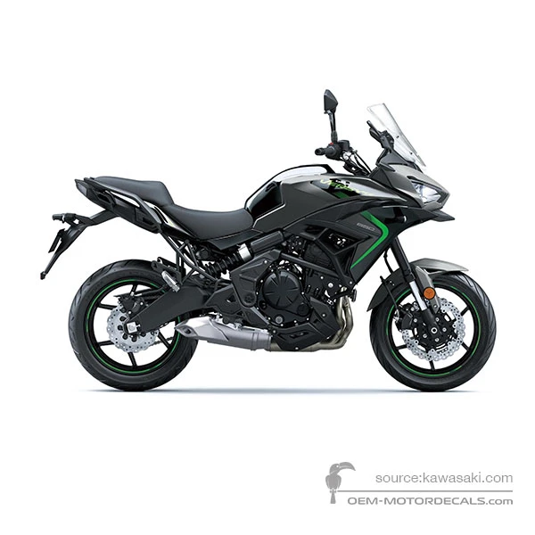 Decals for Kawasaki VERSYS | KLE650 2025 - Gray • Kawasaki OEM Decals