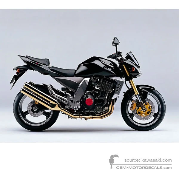 Stickers voor Kawasaki Z1000 2004 - Zwart • Kawasaki OEM Stickers