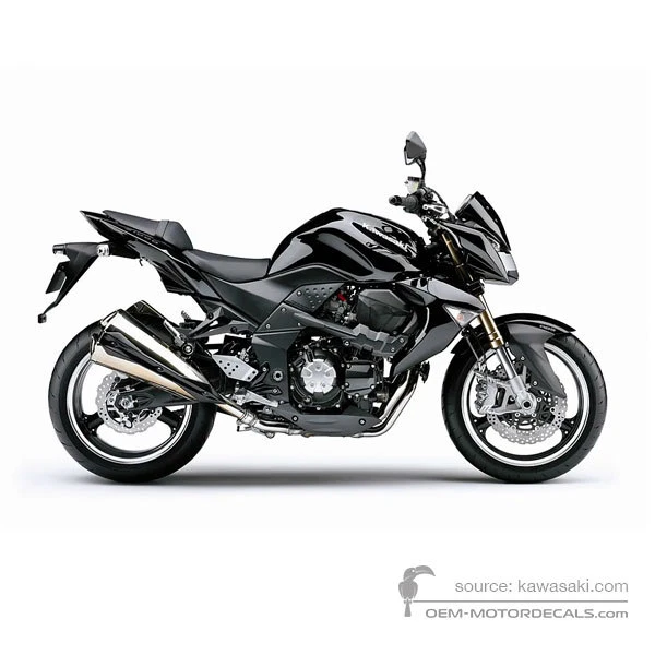 Adesivi per Kawasaki Z1000 2009 - Nero • Kawasaki Adesivi OEM
