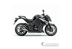 Stickers voor Kawasaki Z1000 2010 - Zwart • Kawasaki OEM Stickers