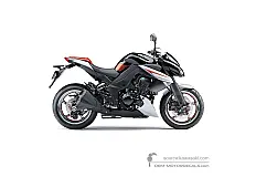 Aufkleber für Kawasaki Z1000 Special Edition 2013 - Schwarz Weiß • Kawasaki OEM-Aufkleber