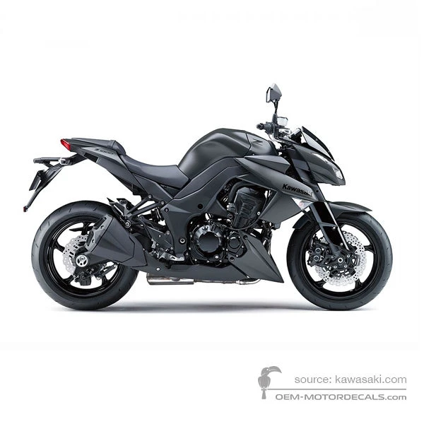 Adesivi per Kawasaki Z1000 2013 - Nero • Kawasaki Adesivi OEM