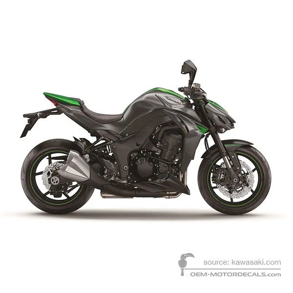 Aufkleber für Kawasaki Z1000 2016 - Grün • Kawasaki OEM-Aufkleber