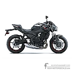Kawasaki Z650 | ER650 2025 - Dunkelgrau