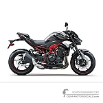 Kawasaki Z900 | ZR900 2025 - Gray Red