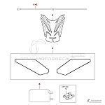 Kawasaki Z900 | ZR900 2025 - Optional Stickers
