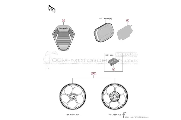 Autocollants optionnels