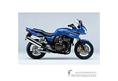 Stickers voor Kawasaki ZRX1200S | ZR1200 2003 - Blauw • Kawasaki OEM Stickers