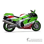 Kawasaki ZXR750  | ZX750 1990 - Grün