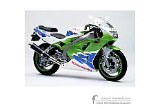 Decals for Kawasaki ZXR400 1994 - Green • Kawasaki OEM Decals