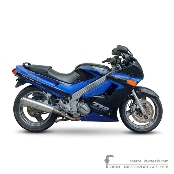 Stickers voor Kawasaki ZZ-R250 | EX250 1993 • Kawasaki OEM Stickers