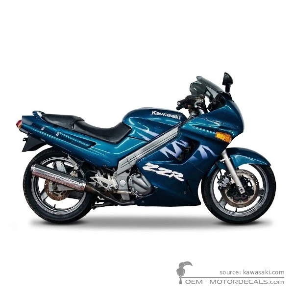 Aufkleber für Kawasaki ZZ-R250 | EX250 1996 • Kawasaki OEM-Aufkleber