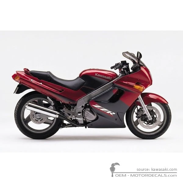 Autocollants pour Kawasaki ZZ-R250 | EX250 1999 • Kawasaki Autocollants OEM