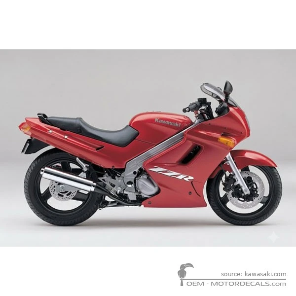 Aufkleber für Kawasaki ZZ-R250 | EX250 2004 • Kawasaki OEM-Aufkleber