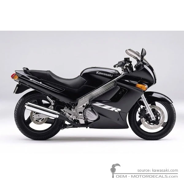 Adesivi per Kawasaki ZZ-R250 | EX250 2007 • Kawasaki Adesivi OEM