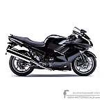 Kawasaki ZZR1400 2007 - Schwarz