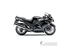 Stickers voor Kawasaki ZZR1400 2009 - Zwart • Kawasaki OEM Stickers