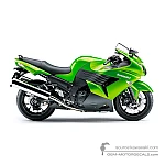 Kawasaki ZZR1400 2009 - Green