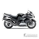 Kawasaki ZZR1400 2010 - Grau