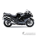 Kawasaki ZZR1400 2012 - Black